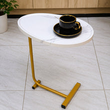 Modern C-Shaped Side Table – Slide-Under Sofa & Bedside Table (45 × 30 × 60cm) — Kenya · WIMU Kitchen