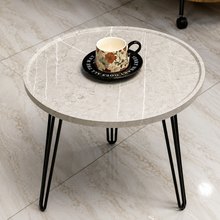 Modern Round Nordic Coffee Table with Tapered Legs — WIMU Kitchen Nairobi — Kenya · WIMU Kitchen