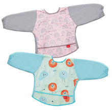 Nuby Coverall Baby Bibs 1 Pack – Waterproof Long Sleeve Weaning Bibs for Toddlers, Easy Velcro Fastening, Wipe Clean PEVA Feeding Bibs — Kenya · WIMU Kitchen