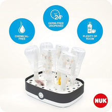 NUK Vario Express Bottle Steriliser | Steam Sterilises up to 6 Baby Bottles & Accessories in 6 Minutes | Auto Switch Off | Removable Basket & Poles | UK 3 Pin Plug — Kenya · WIMU Kitchen