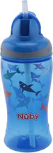 Nûby Flip-It Straw Cup for Children, Drinking Bottle with Straw for Toddlers, BPA-Free, Blue, 360 ml, 12+ Months — Kenya · WIMU Kitchen
