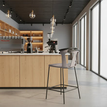 High Bar Stool With Metal Legs 88×56×56Cm — Kenya · WIMU Kitchen
