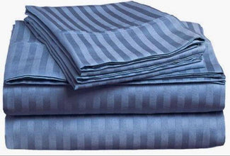 Cotton Striped Cooling BedSheets — Kenya · WIMU Kitchen