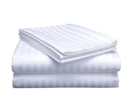 Cotton Striped Cooling BedSheets — Kenya · WIMU Kitchen