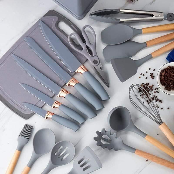 Silicone Cooking Spoons 19pcs — Kenya · WIMU Kitchen Nairobi