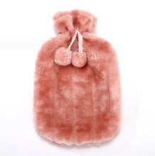 Cosy Faux Fur Pom Pom Hot Water Bottle - 2 Litre — Kenya · WIMU Kitchen