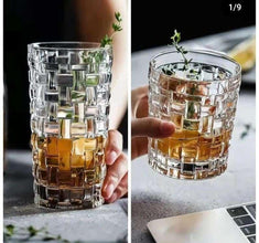 6pcs Medium Whiskey Glass 250ml Hard Glass Glasses Brandy Vodka Liquor Whiskey Drinking Glasses (view 6) — Kenya · WIMU Kitchen