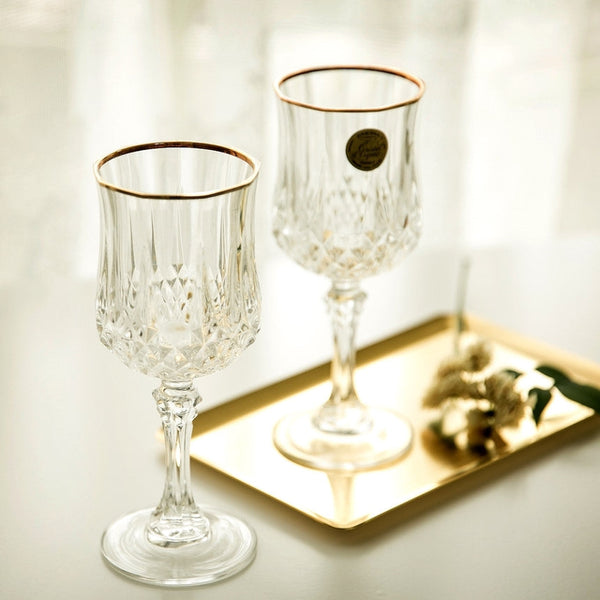 6pcs Cristal d'Arques Garanti France Stemware 24% Lead Crystal glass 6" tall Pair — Kenya · WIMU Kitchen Nairobi