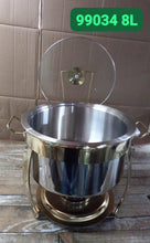 Round Food Warmer Stainless Steel Chafing Dish With Hanging Lid — Kenya · WIMU Kitchen