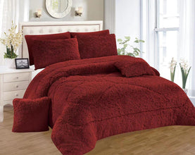 6pc Luxury designs Velvet plush Fluffy Duvet set — Kenya · WIMU Kitchen