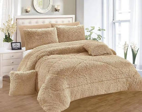 6pc Luxury designs Velvet plush Fluffy Duvet set — Kenya · WIMU Kitchen