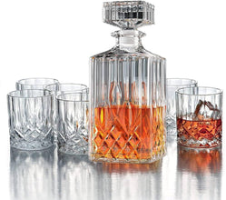 Luxury Gift For Men – Whiskey Decanter Set For Beloved Husband Or Dad Birthday Gift – 6 Whiskey Glasses And Decanter Set (view 3) — Kenya · WIMU Kitchen