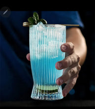 6pcs Unique Striped Aesthetic Highball Glass Set – 360ml (view 2) — Kenya · WIMU Kitchen
