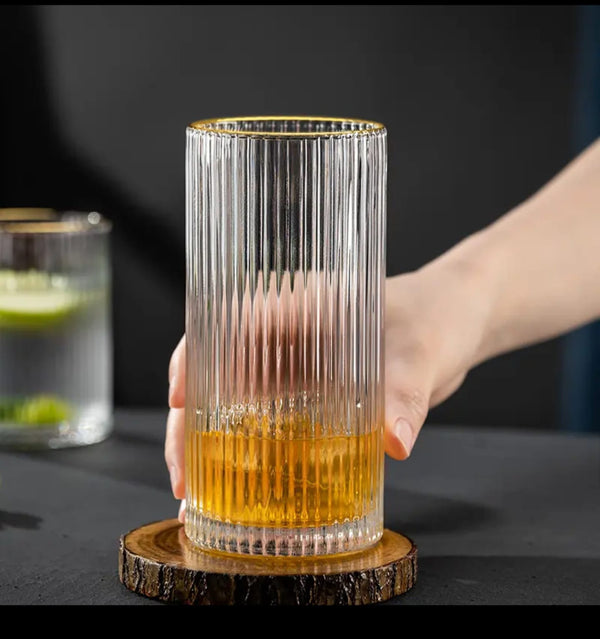 6pcs Unique Diamond Highball Glass Set – 400ml — Kenya · WIMU Kitchen Nairobi