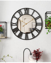 Creative Metal Wall Clock with Mirror – 50cm — WIMU Kitchen Nairobi — Kenya · WIMU Kitchen
