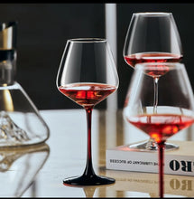 Elegant Burgundy Lhotse Crystal Wine glass 6pcs 470ml Red Stem — Kenya · WIMU Kitchen