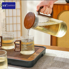 Borosilicate Glass Jug & Water,Tea and Juice Set (1300ml + 6 Glasses) (view 2) — Kenya · WIMU Kitchen