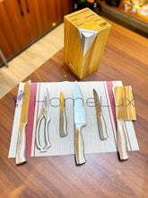 7pcs Stainless Steel Knife Set with Wooden Block | Hollow Handle Kitchen Knives in Kenya (view 3) — Kenya · WIMU Kitchen