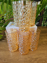 Diamond Crystal Gold Long Glasses Set of 6 – 350ml Water & Juice Glass Set (view 3) — Kenya · WIMU Kitchen
