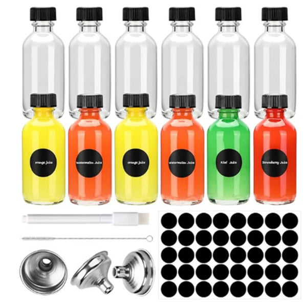 Ginger Shot Glass Bottles Set of 12 — Kenya · WIMU Kitchen Nairobi