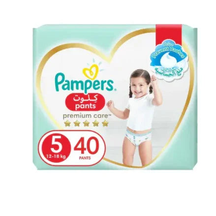 Pampers Premium Care Pants Size-5 40 Pieces 12-18kg — Kenya · WIMU Kitchen Nairobi