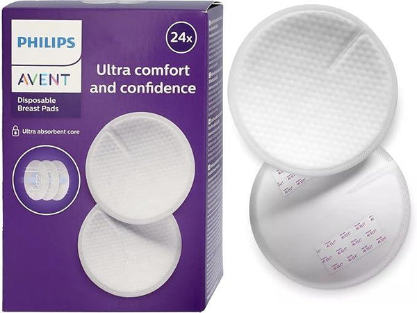 Philips AVENT DISPOSABLE BREASTPAD, 24PCS | No.1 Brand Recommended by Moms Worldwide — Kenya · WIMU Kitchen Nairobi
