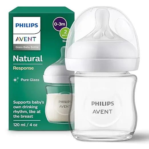 Philips Avent Babyflasche Natural Response aus Glas - 120 ml/240ml  Babyflasche, BPA-frei für neugeborene Babys ab 0 Monaten (Modell SCY930/01 and SCY933/01 ) — Kenya · WIMU Kitchen Nairobi