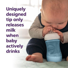 Philips Avent Blue Natural Plastic Baby Feeding Bottle | Ideal for 1 months+| Natural Response Technology Mimics Breastfeeding | Uniquely Designed Nipple releases milk only when baby drinks | Pack of 1 | Blue | SCY903/21 — Kenya · WIMU Kitchen