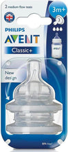 Philips AVENT SCF633/27 Classic Baby Bottle Teat, Medium Flow, 3 Holes, Suitable from 3 Months+, BPA-Free Silicone, Pack of 2 — Kenya · WIMU Kitchen