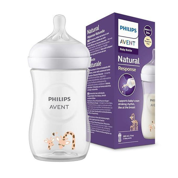 Philips Avent Natural Baby Plastic Feeding Bottle | No.1 Brand Recommended by Moms Worldwide | Ideal for 1 months+| Natural Response Technology Mimics Breastfeeding | Uniquely Designed Nipple releases milk only when baby drinks | Pack of 1 | SCY903/66 — Kenya · WIMU Kitchen Nairobi