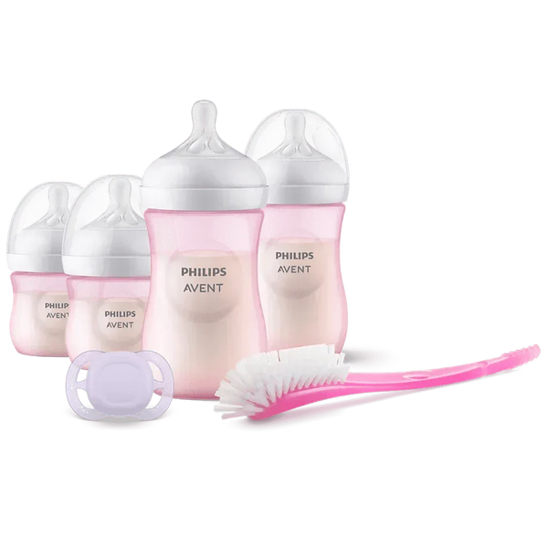 Philips AVENT SCD838/07 Natural Response Newborn Gift Set, Anti-Colic Baby Bottles with Slow Flow Nipples, BPA-Free, Includes Pacifiers and Bottle Brush, Suitable from 0 Months, Pack of 6 Pieces — Kenya · WIMU Kitchen Nairobi