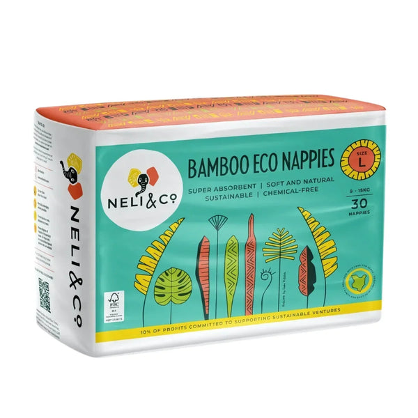 Neli & Co Bamboo Eco Nappies Large 30 Pieces — Kenya · WIMU Kitchen Nairobi