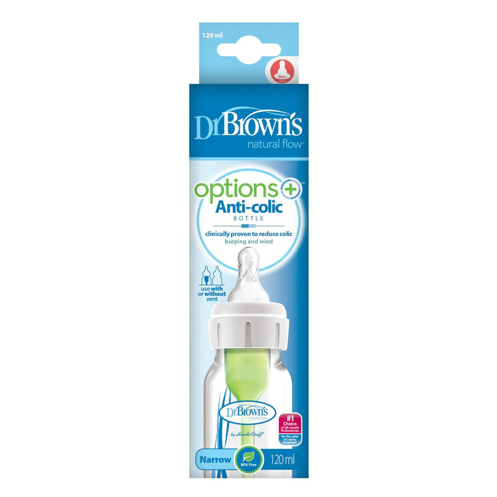 Dr Brown's Natural Flow Options + Narrow Baby Bottle, 120 ml, Pack of 1 — buy in Kenya at WIMU Kitchen Nairobi · M-Pesa accepted