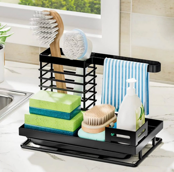 Stainless steel sink caddy — Kenya · WIMU Kitchen Nairobi