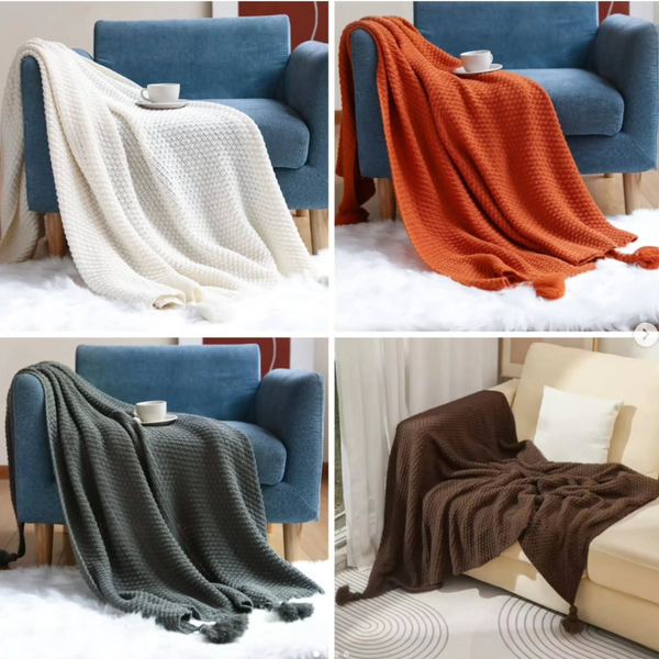 High Quality Knitted Throw Blanket — Kenya · WIMU Kitchen Nairobi
