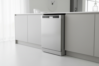 Ramtons Freestanding Dishwasher 12 Place Settings Mar Silver – RW/300 (view 2) — Kenya · WIMU Kitchen