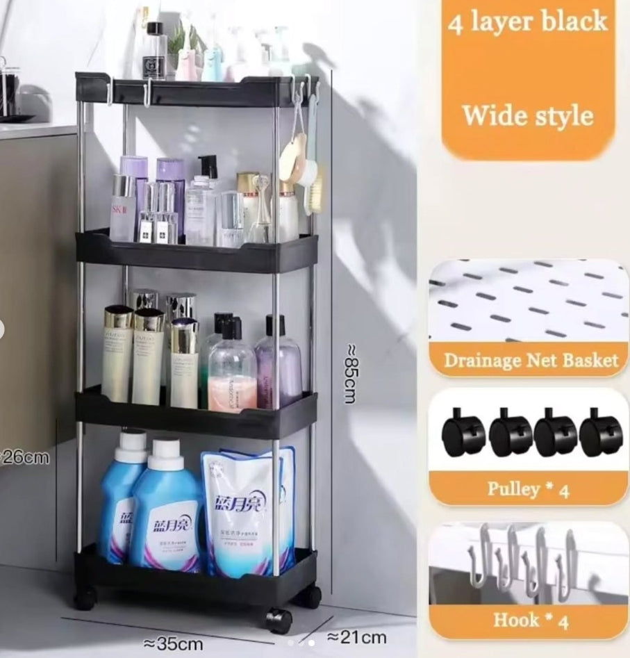 Multipurpose storage rack with wheels. (view 3) — buy in Kenya at WIMU Kitchen Nairobi · M-Pesa accepted