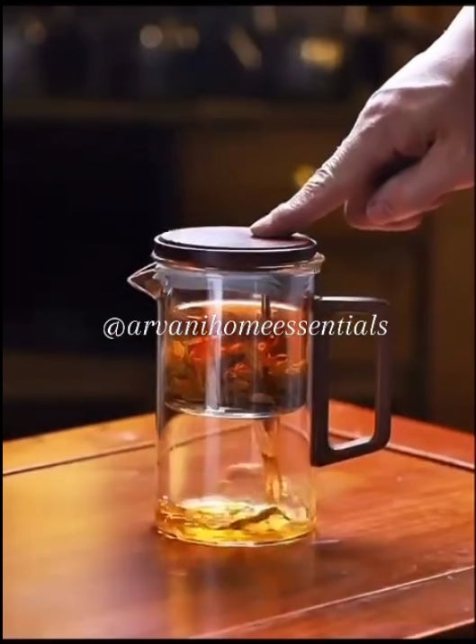 One press glass infuser tea pot — Kenya · WIMU Kitchen Nairobi
