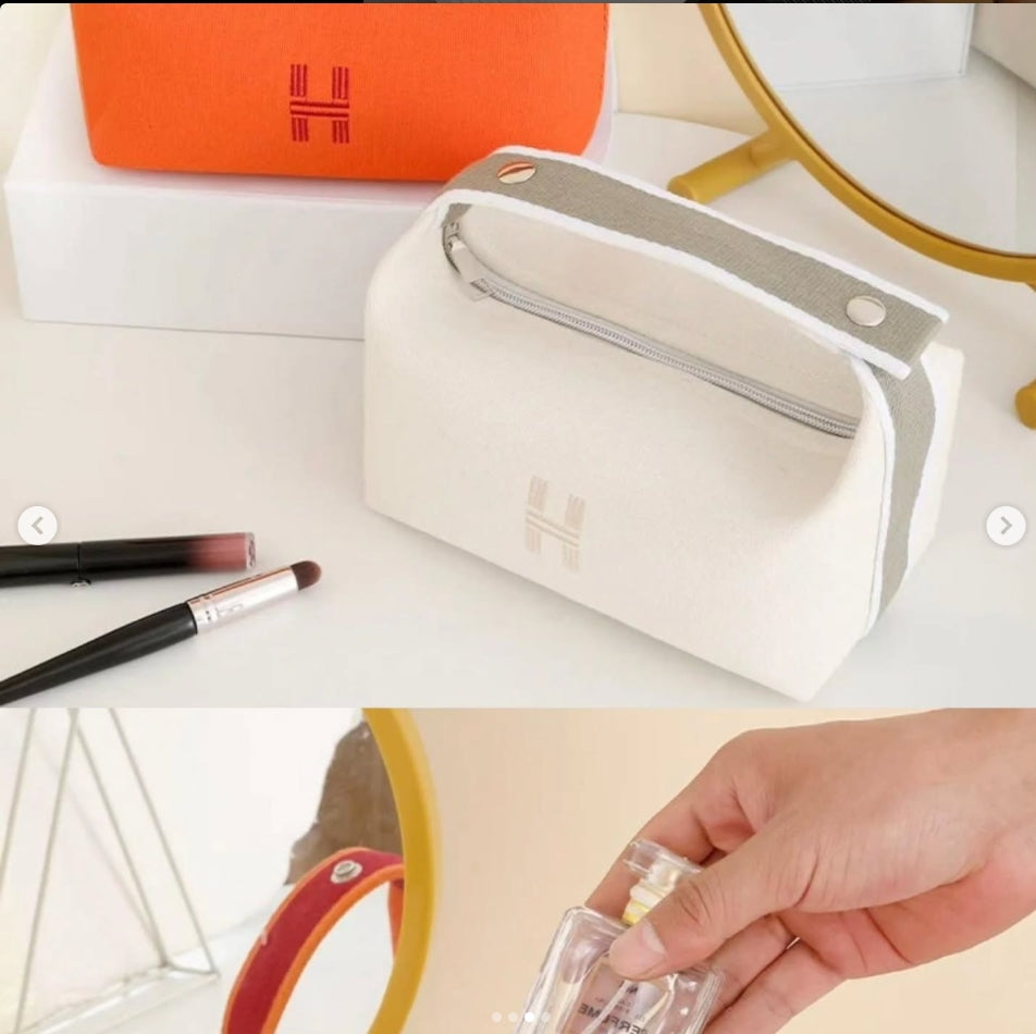 Portable Travel canvas make-up bag (view 4) — buy in Kenya at WIMU Kitchen Nairobi · M-Pesa accepted