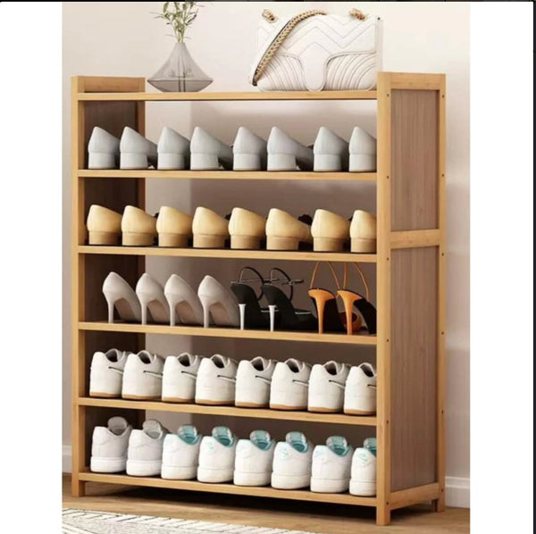 6 Layer Bamboo shoe rack — Kenya · WIMU Kitchen Nairobi
