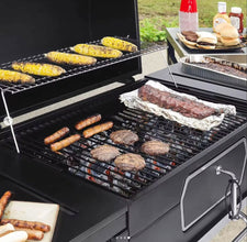 Outdoor Garden Barbecue Portable BBQ Grill Outdoor Large Charcoal Trolley Rectangular BBQ Barbecue Grill (view 2) — Kenya · WIMU Kitchen