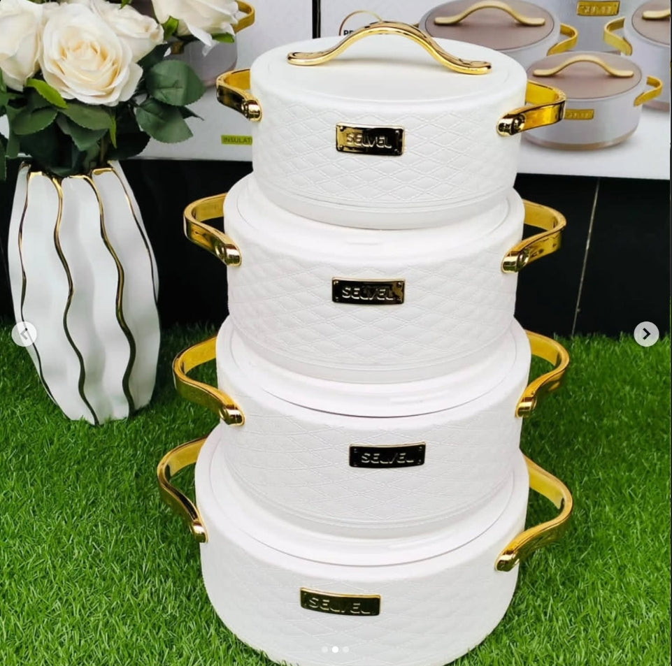 4pcs Luxurious Insulated Hotpot (view 2) — buy in Kenya at WIMU Kitchen Nairobi · M-Pesa accepted