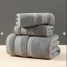 3 pcs Combed Cotton Bath Towel Sets (view 6) — Kenya · WIMU Kitchen