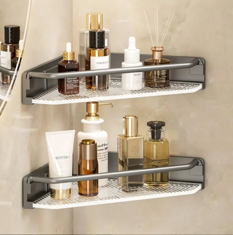 Long Star corner bathroom shower candy shelf,No punch,triangle Storage rack — buy in Kenya at WIMU Kitchen Nairobi · M-Pesa accepted