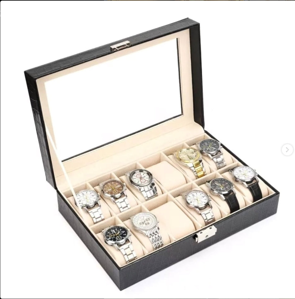 12 Slots Watch Organizer/Storage Box — buy in Kenya at WIMU Kitchen Nairobi · M-Pesa accepted
