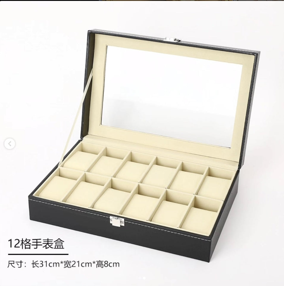 12 Slots Watch Organizer/Storage Box (view 2) — buy in Kenya at WIMU Kitchen Nairobi · M-Pesa accepted