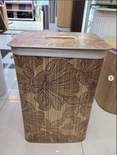 Foldable bamboo laundry basket — Kenya · WIMU Kitchen