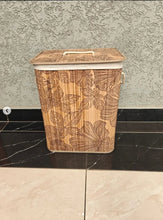 Foldable bamboo laundry basket (view 2) — Kenya · WIMU Kitchen