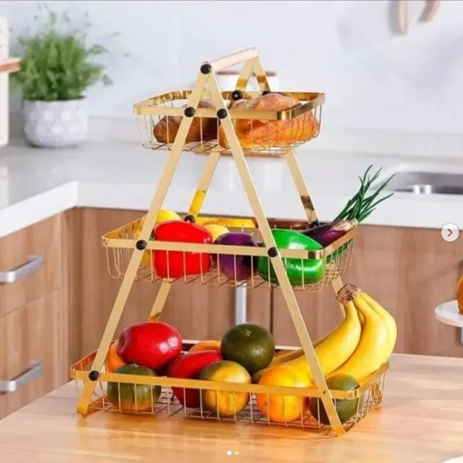 3 tier GOLD PLATED rack — buy in Kenya at WIMU Kitchen Nairobi · M-Pesa accepted
