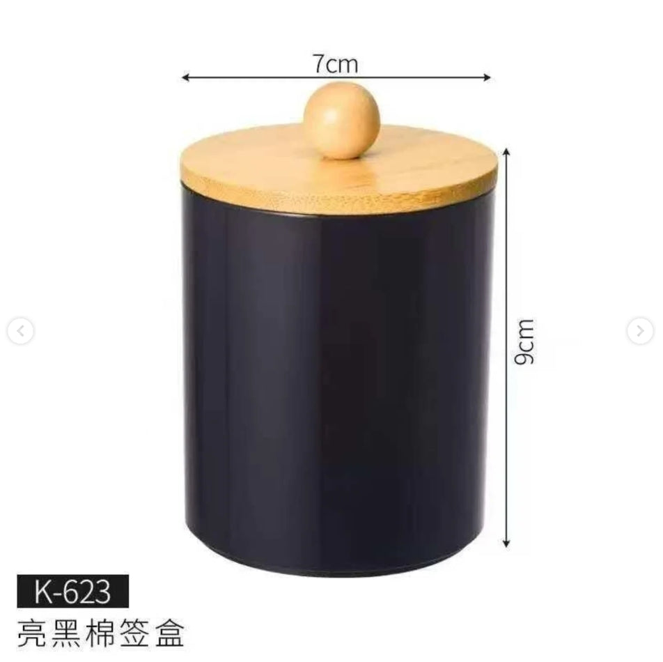 Alloy swab container with bamboo lid. (view 3) — buy in Kenya at WIMU Kitchen Nairobi · M-Pesa accepted